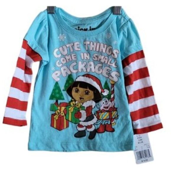 Other - Cute Things Come In Small Packages - 24 Month Blue Long Sleeve Baby T-Shirt